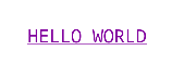 hello world image text decoration